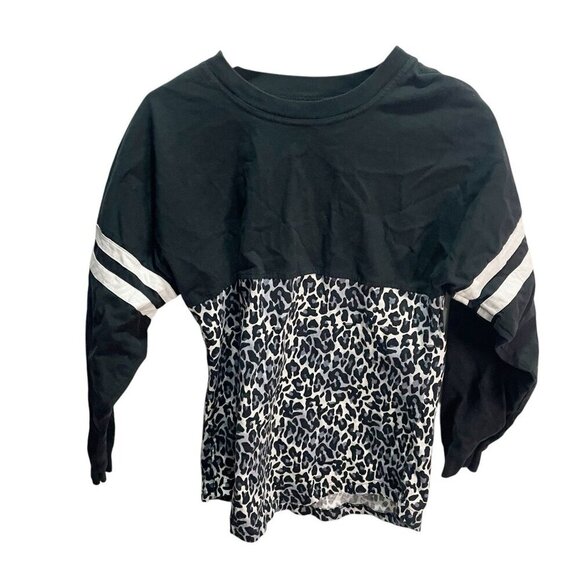 Boxercraft Long Sleeves women's jersey S Black Cheetah Colorblock - Picture 1 of 4